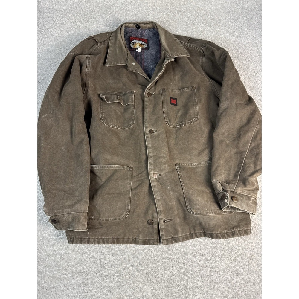 Tough Duck Brand Blanket Lined Canadian Heavy Chore Coat Jacket Size XL